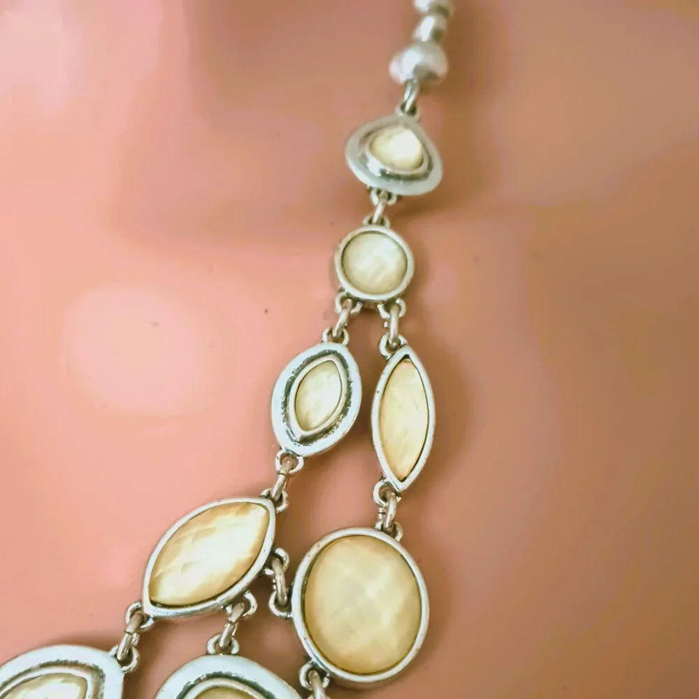 Lucky Brand Layered Bib Necklace 18